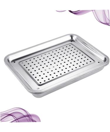 Alipis Dessert Serving Tray Food Server Tray Breakfast Tray Tea Cup Tray Tea Tray Japanese-Style Silver 36*27CM - Buy Online on GoSupps.com