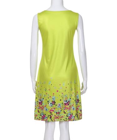 Ronony Ladies Cocktail Dress - Gradient Sleeveless Maxi Dress for Women | Summer & Beach Boho Dresses with Floral Design | Perfect Holiday Wear - Buy Online on GoSupps.com