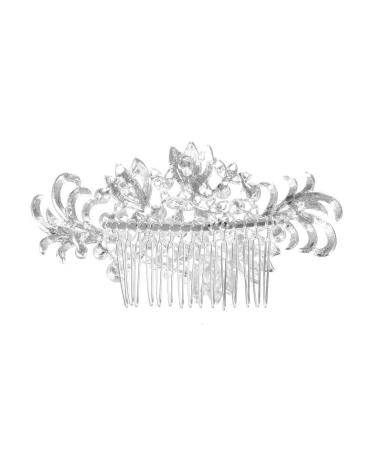 inSowni 32 Pack Silver Wedding Hair Combs & Pins Set with Rhinestone Pearls - Bridal Accessories for Women, Girls, Brides, Bridesmaids - Buy Online on GoSupps.com