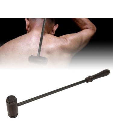 Wooden Back Massage Hammer - Manual Body Knocking Device for Home Travel & Office | Extended Handle for Ultimate Relief - Buy Online on GoSupps.com