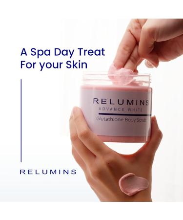 Relumins Premium Summer Body Scrub with Glutathione Rosehip & Sea Salt Hydrating Exfoliating Scrub for Smooth Radiant Beach-Ready Skin Self-Care Routine Gentle Moisturizing Formula 400ml 1 Tub - Buy Online on GoSupps.com