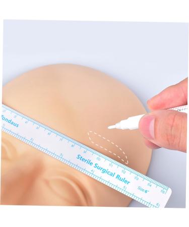 OHPHCALL Elegant Eyebrow Pencil White Eyebrow Marker Easy To Apply Makeup Brush Eyeliner - Buy Online on GoSupps.com