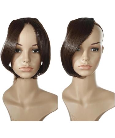 Bangs Hair Bangs Clip In Middle Part Bangs Hairpieces Synthetic Clip In Hair Extension Top Hair Piece For Women Fake Hair Hair Extensions(Bleach blonde) 9inch Bleach blonde - Buy Online on GoSupps.com