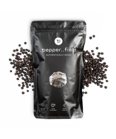 pepperfield Pepper Field Kampot black pepper doypack 1x 250 g black pepper whole black pepper black peppercorns pepper for mill