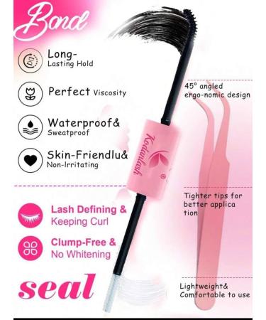 DIY Lash Extension Kit - Individual Volume Lash Clusters Long Lasting Bond & Seal Includes Tweezers - Perfect for Home Use - Buy Online on GoSupps.com