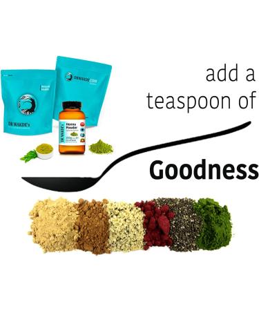 Dr Wakdes Henna Powder (Meendi) 500g | Pure & Raw Vegan Ayurvedic Herbs | Same Day Shipping | Natural Dye for Hair & Skin - Buy Online on GoSupps.com