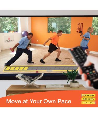 The 28 Day Size Down Challenge Low Impact Workout DVD for Women and Men  A Full Body Fitness Program for Seniors - Buy Online on GoSupps.com