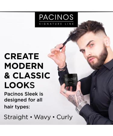 Pacinos Sleek Pomade 118ml - Water-Soluble Extra Stop & Shine Long-Lasting Definition for All Hair Types - Fruity Fragrance - Buy Online on GoSupps.com