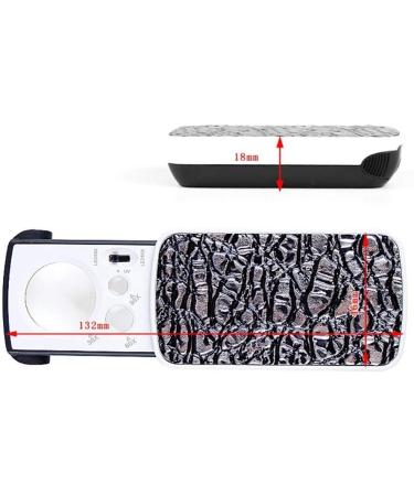 Glass Pulling Magnifier 90 Times Multiply 30 Times 60 Times LED Handheld Glass Jade Porcelain Loupe Commemorative Coin Stamp Enlarged Mirror Tool Magnifier Made in China - Buy Online on GoSupps.com