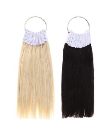 30 Hair Color Rings - Human Hair Swatches for Salon Color Testing | 3rd Grade Color Samples - International Shipping Available - Buy Online on GoSupps.com