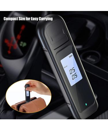 Cryfokt Portable Breathalyzer | 0-0.19% BAC | Rechargeable & Smart | Digital Display & LED Indicator | Ideal for Personal & Professional Use - Buy Online on GoSupps.com