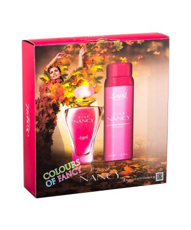 Sapil Nancy Pink - Eau De Parfum and Deodorant Spray For Women - Delightfully Enchanting Fragrance - Opens with Fruity Notes - Beautiful Giftset Box - Perfect for Gift Giving Occasion - 2 Pc - Buy Online on GoSupps.com