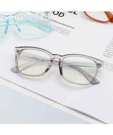 Cyxus Blue Light Filter Glasses - Anti-Blue Light Eyewear for Laptops Smartphones & Tablets - 8082 Bright Gray - Buy Online on GoSupps.com