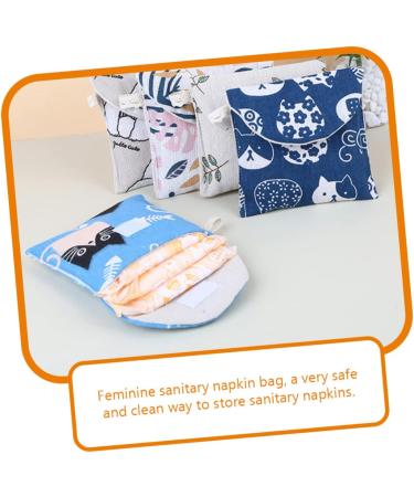 Buy Lurrose 20 pc Storage Bags for Women's Bandages | Knitted Money Bags for Menstrual Pads & Cash | International Shipping Available - Buy Online on GoSupps.com