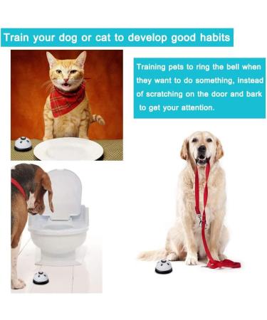 Alinana Pet Training Bells - 2-Piece Dog & Cat Potty Door Bells for Effective Communication | Large Button Design - Buy Online on GoSupps.com