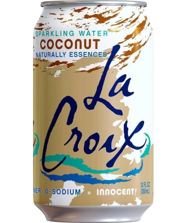 La Croix Naturally Coconut Essenced Sparkling Water | 24 x 355ml - Buy Online on GoSupps.com