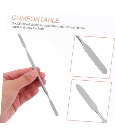 Healeved 4 pi ces B tons de Maquillage Acier Inoxydable Spatules Cosm tiques Multifonctions pour Manucure et M lange Outils Compacts Faciles Nettoyer et Transporter - Buy Online on GoSupps.com