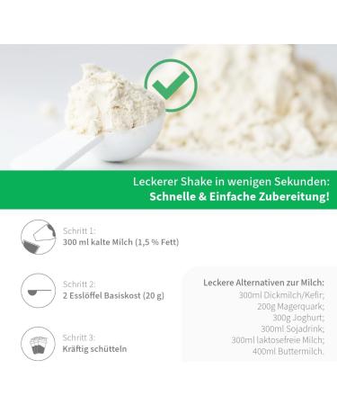 BCM Modicur Basis Vanilla - 480g Protein Shake (24 Portions) | BCM Diet & BodyCellMass - International Shipping Available - Buy Online on GoSupps.com