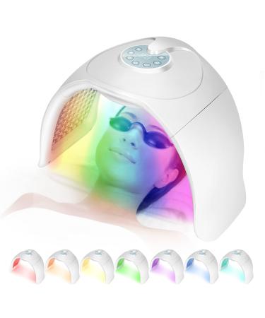 7 Colours LED Therapy Face Mask with Spray Professional LED Mask Body Skin Care SPA Beauty Equipment Anti-Acne Wrinkle Removal