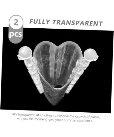 Toddmomy 2pcs Fruit Shaping Mold Modeling Gardening Supplies Transparent Color 21x4cm - Buy Online on GoSupps.com