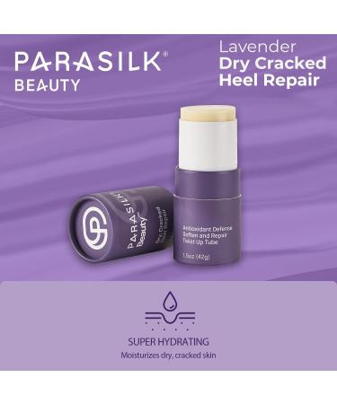 Parasilk Beauty Lavender Heel Repair Stick - Moisturizing Solution for Dry Cracked Feet with Antioxidant Oils & Wax - Buy Online on GoSupps.com