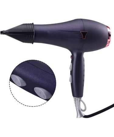 Salon Hairdryers Professional Hair Dryer 1600W with 2 Nozzles Lightweight Power Blow Dryer Fast Dry 2 Speed 3 Heat Cool Shot Setting Long Cable AC Motor Fast Drying Time and Frizz Free Shine Purple - Buy Online on GoSupps.com