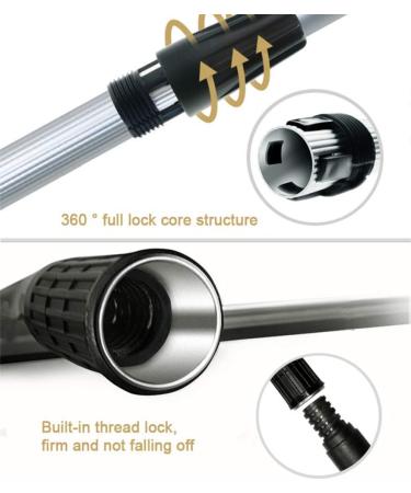 Window Clean with Squeegees Extendable Cleaner Conservatory Roof Cleaning Tools Multi-Purpose Window Cleaning Extension Pole/Set B/5M 55cm Brush Head 7M/24FT - Buy Online on GoSupps.com
