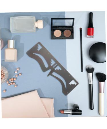 LALAFINA 8 Pcs Eyebrow Ruler Stencil Eyebrow Makeup Tool Molds Brow Template Artifact Eyebrow Trimming - Buy Online on GoSupps.com
