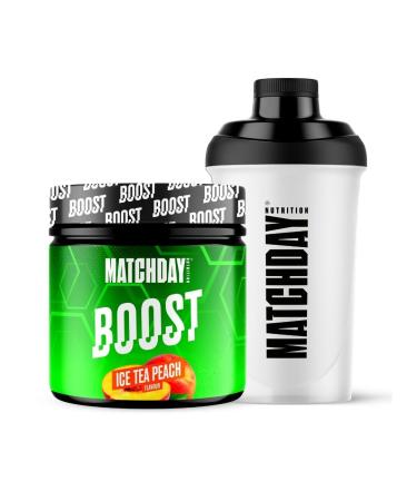 Matchday Nutrition Boost Starterpack I ATP Booster I athlete drink with amino acids and carbohydrates I 20 portions for more speed explosiveness & endurance (ICE TEA PEACH)