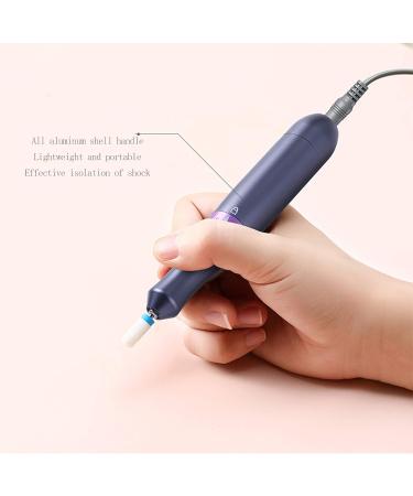 Electric Nail Drill Machine Portable Rechargeable 30000RPM Electric Nail Drill Machine Professional Portable Manicure Pedicure Drill Kit with 6 Bits White - Buy Online on GoSupps.com