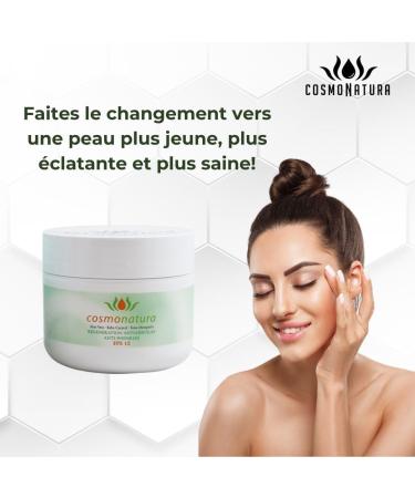 Anti-wrinkle face cream with aloe vera snail slime and rosehip: nutrition and protection for radiant skin cosmonature 100 ml SPF15 - Buy Online on GoSupps.com