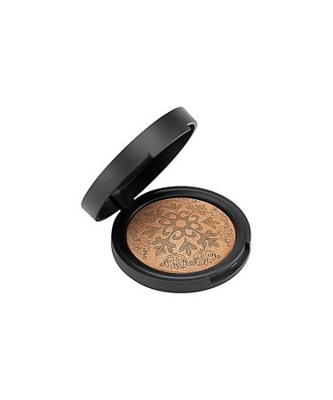 aden Terracotta Baked Bronzer/Highlighter Duo Create a gorgeous sculpted glow with this baked duo (7g) MADE IN ITALY (Terracotta Baked Glowing Bronzing Powder)