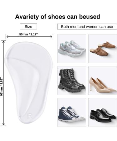 Correct-Position Gel Arch Support Insoles for Flat Feet - Adhesive Pad for Plantar Fasciitis Relief and Pressure - Beige (Pack of 12) - Buy Online on GoSupps.com