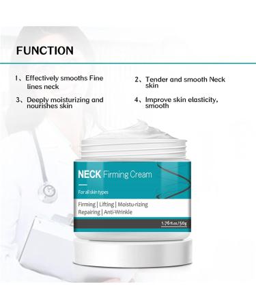 Neck Firming Cream | Tightening & Anti-Wrinkle Solution for Women's & Men's Skin | Improve Elasticity & Reduce Neck Lines - Buy Online on GoSupps.com
