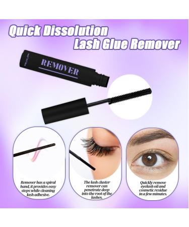 DNSGOOR DIY Lash Extension Kit 840Pcs D Curl Individual Lash Clusters Eyelashes Extension Set with Mirror Lash Storage Box Lash Bond&Seal Glue Remover Tweezers Lash Brush Applicator A-Lash Kit 30-60D - Buy Online on GoSupps.com