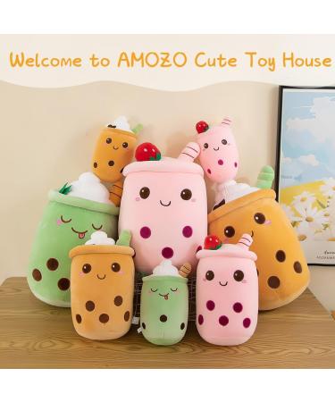 Bubble Tea Plush Pillow - Giant 50cm Boba Stuffed Animal Toy for Boba Lovers - Buy Online on GoSupps.com