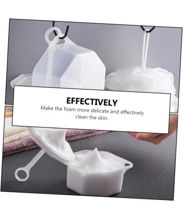 Angoily 2 Sets Korean Cream Foamers Face Wash Foaming Cup Wire Rope Hanging Code Lotion Foam Maker Home Tools Bubble Maker Face Korean Foam Pp Bubble Cup White Bottled - Buy Online on GoSupps.com