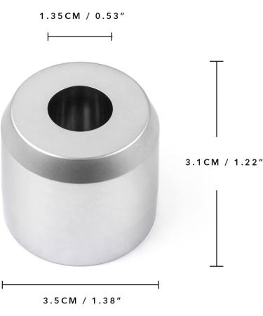 QSHAVE Brushed Aluminum Alloy Adjustable Safety Razor Stand - Solo Base Stand for Razor (Razor not Included) - Buy Online on GoSupps.com