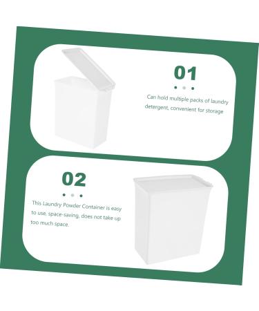 Cabilock Box Sheet Laundry Storage Box Drawer Laundry Bin Dedicated Large Capacity Bucket 14.6X14X8CM White - Buy Online on GoSupps.com