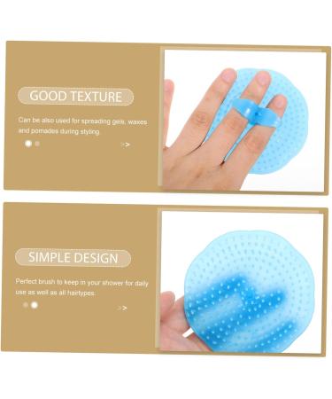 Magiclulu 3-Head Fabric Shower Cleaning Brush | Mini Hair Brush for Scalp Massage & Bathing - Deep Clean Paper Flowers - Buy Online on GoSupps.com