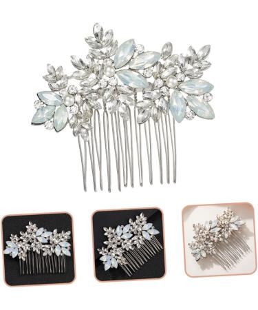 FRCOLOR Comb Bridal Headpieces Bridal Hair Decor Wedding Headdress Wedding Hair Accessories Bridal Hair Accessories Wedding Headpiece Bride European and American Decorate Alloy - Buy Online on GoSupps.com