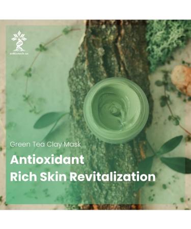 Green Tea Facial Mud Mask - Remove Blackheads Reduce Wrinkles & Nourish Skin | Antioxidant for All Skin Types - Buy Online on GoSupps.com