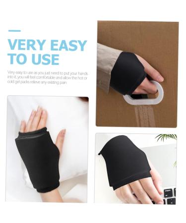 Beatifufu Mild Gel Cold Compress Hand Wrist Sleef Adjustable Support for Wrist Reusable Cold Warm Therapy for Sports Exercise Universal Size - Buy Online on GoSupps.com