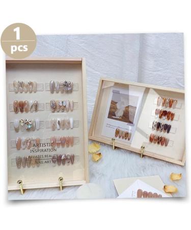 PRETYZOOM 1pc Box Nail Display Board Natural Wood Pull Wooden Box - Buy Online on GoSupps.com
