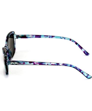 Buy V.W.E. Women's Bifocals Reading Sunglasses - Vintage Cateye Mosaic Blue/Purple - 2.25x - Style & Comfort for Outdoor Use - International Shipping Available - Buy Online on GoSupps.com