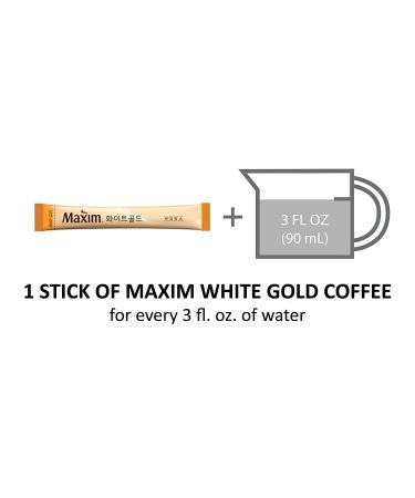 Maxim White Gold Instant Coffee - 100 Packets (Packaging May Vary) - Buy Online on GoSupps.com