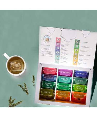 Les 2 Marmottes - "Discovery" box 72 Sachets - tasting 11 Infusions 1 Tea - Ideal as a gift - Wellness and Relaxation - Intro - Buy Online on GoSupps.com