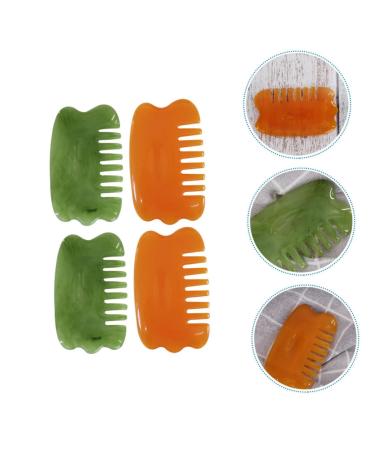 Tovinanna 4-Piece Massage Hairbrush Set | Schaubebrett & Harzkamm for Relaxation & Hair Care | International Shipping Available - Buy Online on GoSupps.com