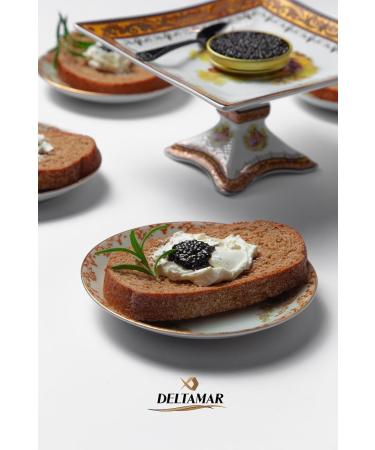 Deltamar Premium Authentic Beluga Classical Caviar Exquisite Finest Caviar from Beluga Sturgeon Huso Huso (30 gm) - Buy Online on GoSupps.com