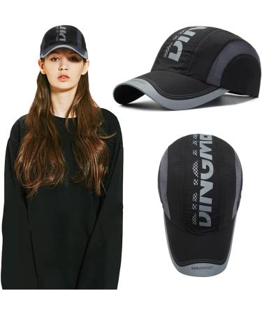 Unisex Adjustable Baseball Cap - 2 Pack for Men & Women - Outdoor Sports Hat - Peak Cap (Black) - Buy Online on GoSupps.com